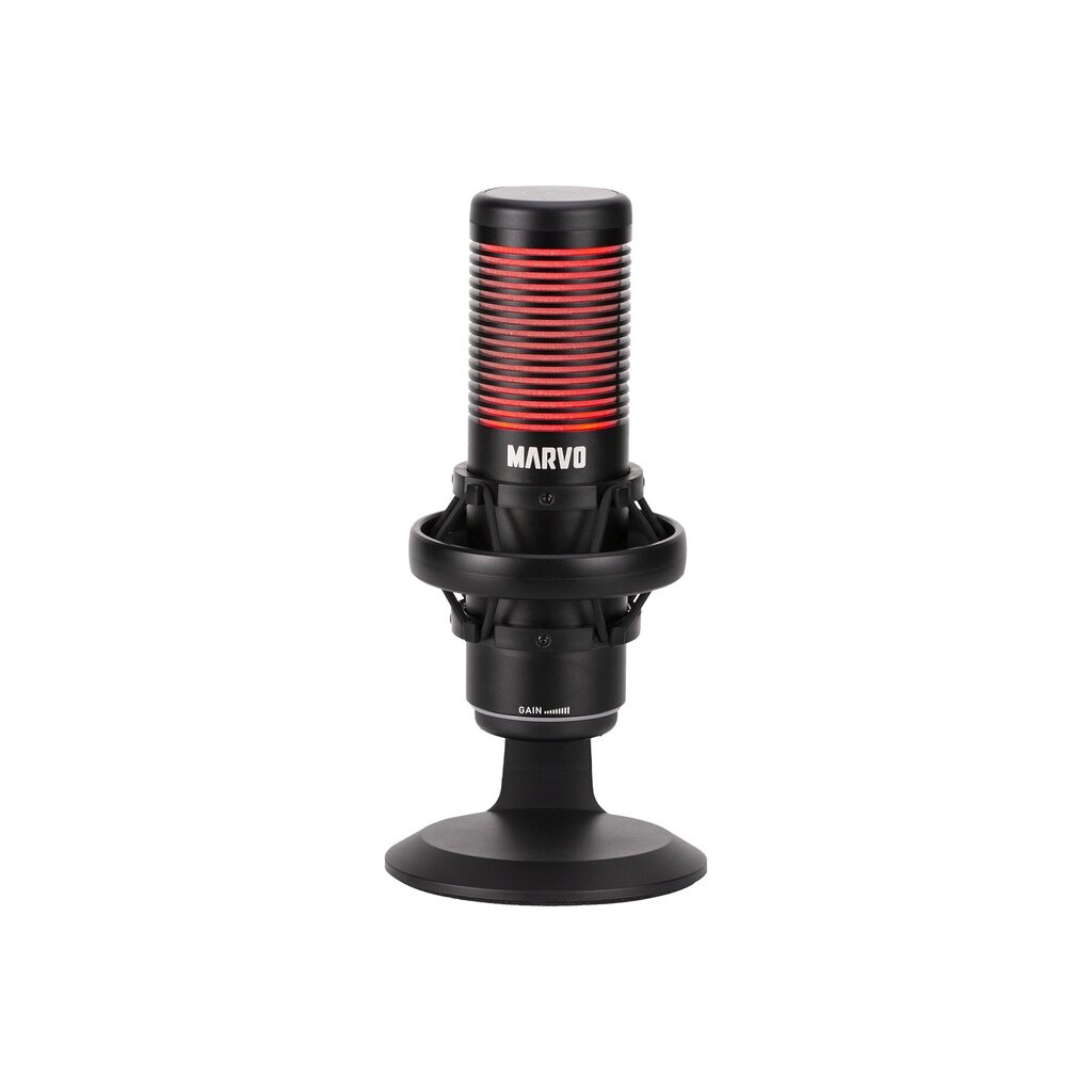 Marvo MIC-07 RGB juodas laidinis mikrofonas |USB цена и информация | Mikrofonid | hansapost.ee