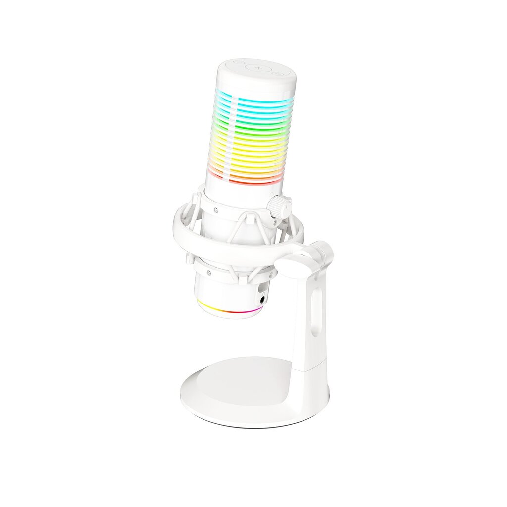 Marvo MIC-07 RGB baltas laidinis mikrofonas |USB цена и информация | Mikrofonid | hansapost.ee