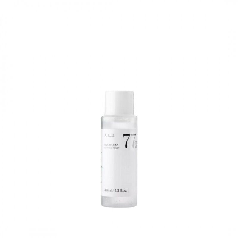 ANUA HEARTLEAF 77% SOOTHING TONER 40ml mini hind ja info | Näopuhastusvahendid | hansapost.ee