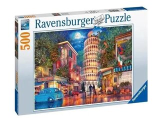 Pusle Ravensburger: Õhtu Pisas, 17380, 500 tk. hind ja info | Pusled lastele ja täiskasvanutele | hansapost.ee