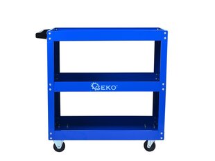 Tööriistakäru 3 riiuliga 70 x 66,5 x3 4,8 cm, Gecko price and information | Tool boxes, tool bags and tool trolleys | hansapost.ee