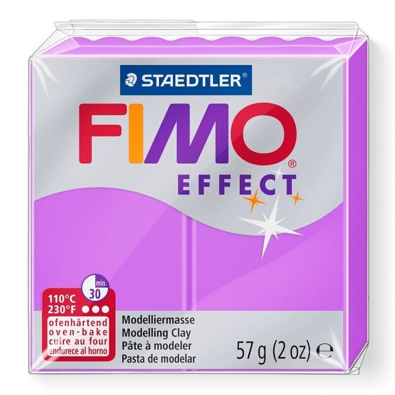 Modelleerimismass Fimo Effect 56 g, lilla hind ja info | Ehete valmistamise tarvikud | hansapost.ee