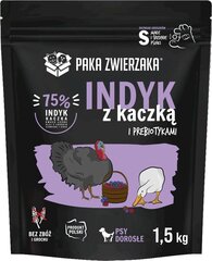 Paka Zwierzaka Seventh Heaven väikest tõugu koertele koos kalkuni ja pardiga, 1,5 kg hind ja info | Koerte kuivtoit ja krõbinad | hansapost.ee