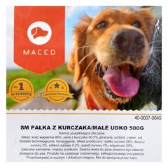 Maced koos kanakintsudega, 500 g price and information | Dog treats | hansapost.ee