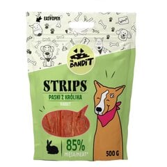 Mr. Bandit Strips Slim koos küülikulihaga, 500 g hind ja info | Koerte maiused | hansapost.ee