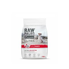 Raw Paleo Ultra väikest tõugu kutsikatele koos veiselihaga, 750 g hind ja info | Koerte kuivtoit ja krõbinad | hansapost.ee