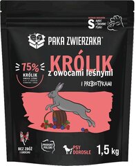 Paka Zwierzaka Seventh Heaven väikest tõugu koertele koos küüliku ja metsasaadustega, 1,5 kg price and information | Dry dog food and crisps | hansapost.ee