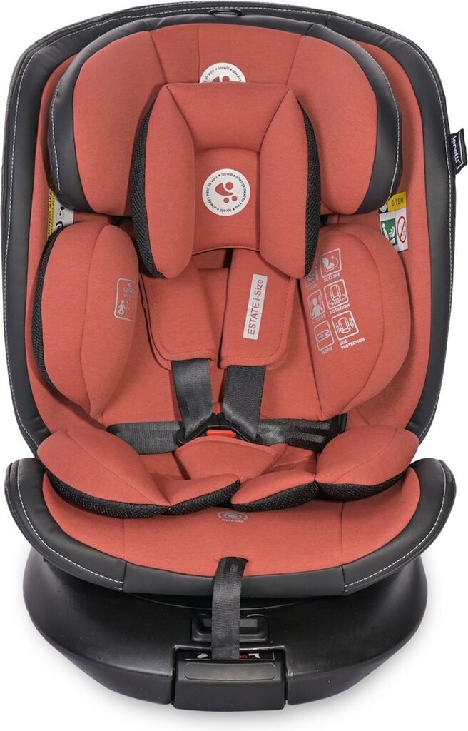 Autotool Lorelli Estate i-Size Isofix, 0-36 kg, Ginger цена и информация | Turvatoolid ja turvahällid | hansapost.ee