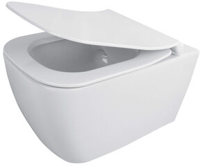 Seinapealne wc-pott Deante Hiacynt Rimless koos aeglaselt langeva kaanega price and information | Toilet bowl | hansapost.ee