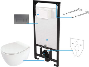 Wc-poti komplekt Deante Silia 6in1 hind ja info | WС-potid | hansapost.ee