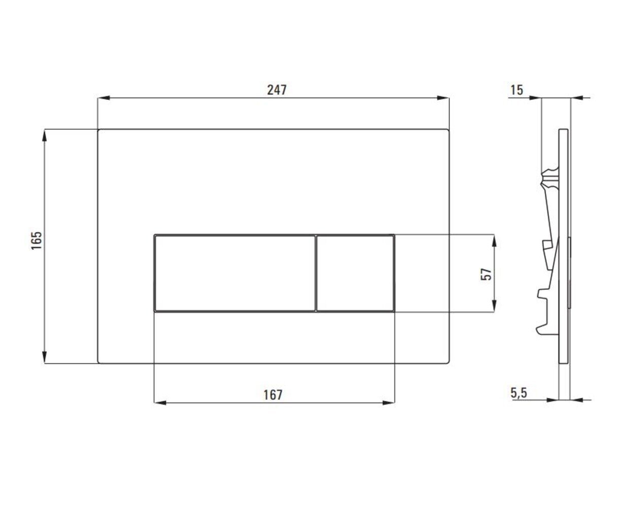 Wc-poti komplekt Deante Silia 6in1 hind ja info | WС-potid | hansapost.ee