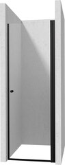 Dušiuks Deante Kerria plus, Nero, 90 cm price and information | Shower walls and shower doors | hansapost.ee