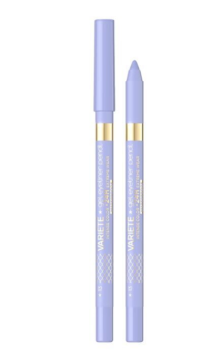 Silmapliiats Eveline Cosmetics Variete Gel Eyeliner veekindel, 13 blue sky цена и информация | Lauvärvid, ripsmetušid ja silmapliiatsid | hansapost.ee