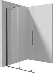 Walk-in lükand dušisein Deante Prizma, Titanium, 120x195 cm price and information | Shower walls and shower doors | hansapost.ee