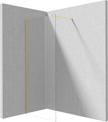 Walk-in dušisein Deante Prizma, Gold, 80x195 cm price and information | Shower walls and shower doors | hansapost.ee