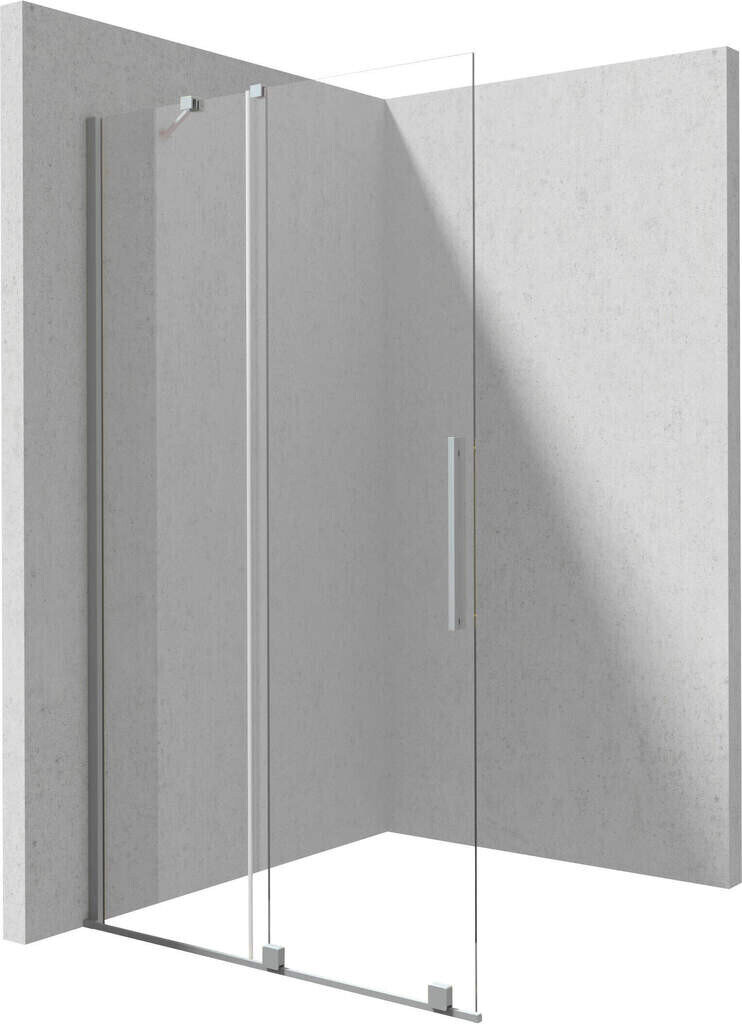 Walk-in lükand dušisein Deante Prizma, Brushed steel, 120x195 cm цена и информация | Dušiseinad ja dušiuksed | hansapost.ee