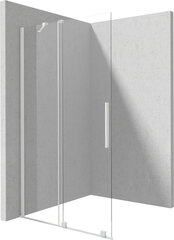 Walk-in lükand dušisein Deante Prizma, Bianco, 90x195 cm price and information | Shower walls and shower doors | hansapost.ee