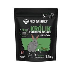 Paka Zwierzaka Seventh Heaven noortele kutsikate koos küüliku ja looduslike ürtidega, 1,5 kg hind ja info | Koerte kuivtoit ja krõbinad | hansapost.ee