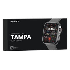 Yaxo watch Tampa Pure Silver YWTWT02BSB цена и информация | Смарт-часы (smartwatch) | hansapost.ee