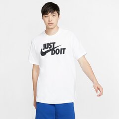 Nike meeste T-särk NSW TEE JUST DO IT, valge hind ja info | Spordiriided meestele | hansapost.ee