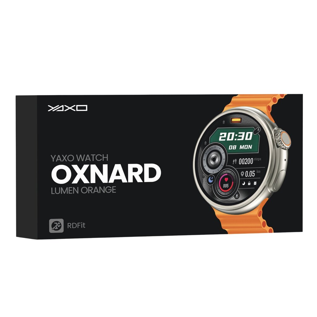 Yaxo Watch Oxnard Lumen Orange YWOWT02SOB цена и информация | Nutikellad, laste nutikellad | hansapost.ee