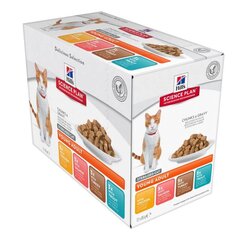 Hill'S Science Plan Feline Adult Multipack koos linnulihaga, 12x85 g hind ja info | Kassikonservid | hansapost.ee