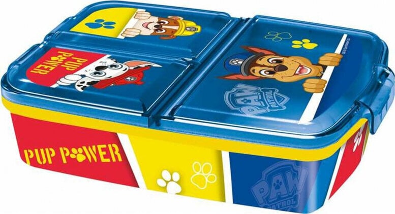 The Paw Patrol võileivakarp, 19,5 x 16,5 x 6,7 cm цена и информация | Toiduainete säilitusnõud | hansapost.ee