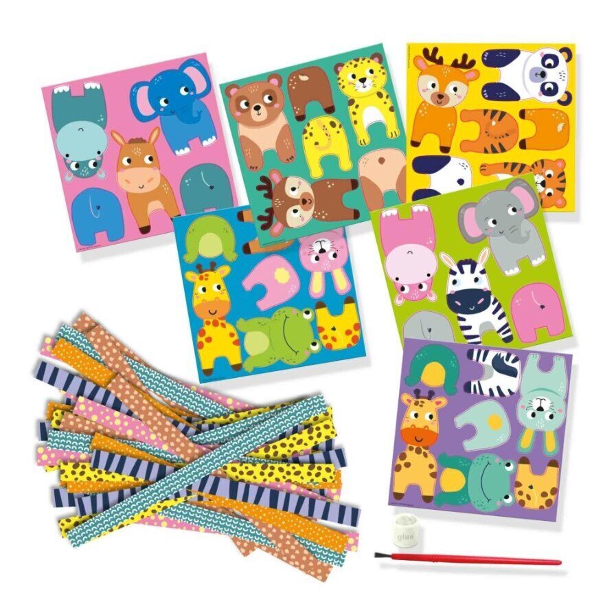 SES Paper Strip Animals 40410 цена и информация | Arendavad laste mänguasjad | hansapost.ee