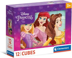 Kuubikupusle Clementoni Disney Princess, 12 d hind ja info | Arendavad laste mänguasjad | hansapost.ee