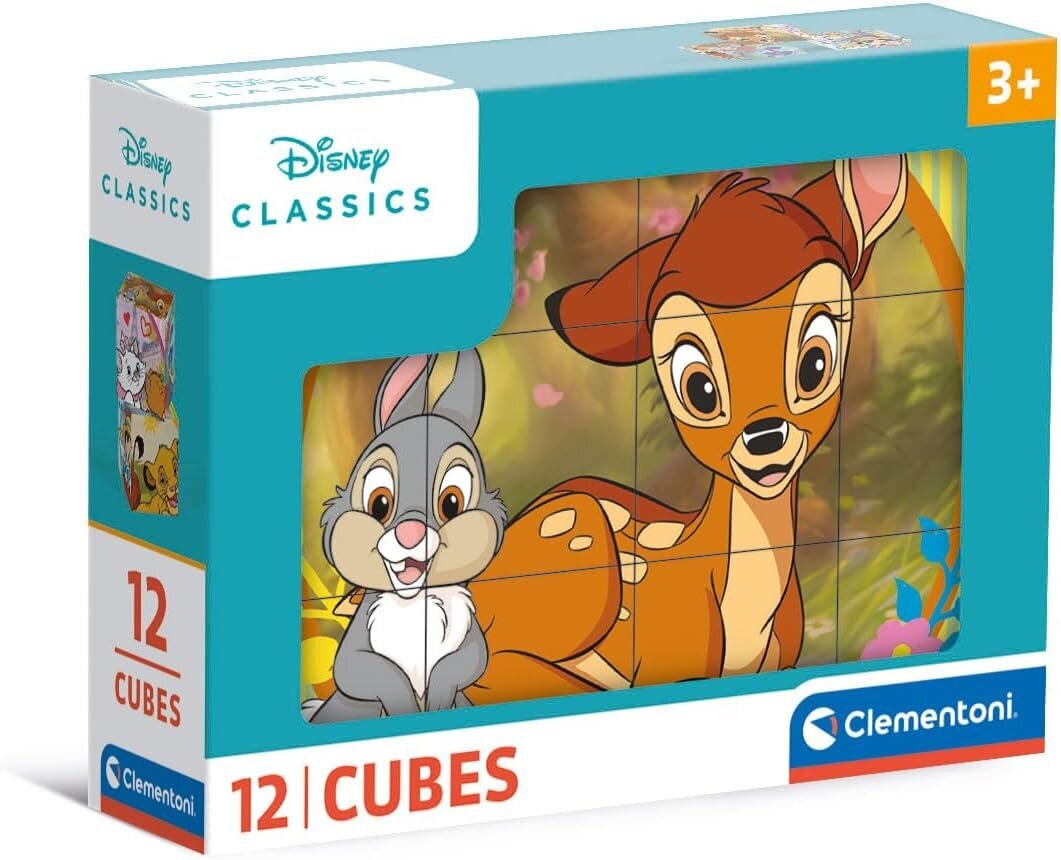 Kuubikupusle Clementoni Disney Classic, 12 d hind ja info | Arendavad laste mänguasjad | hansapost.ee