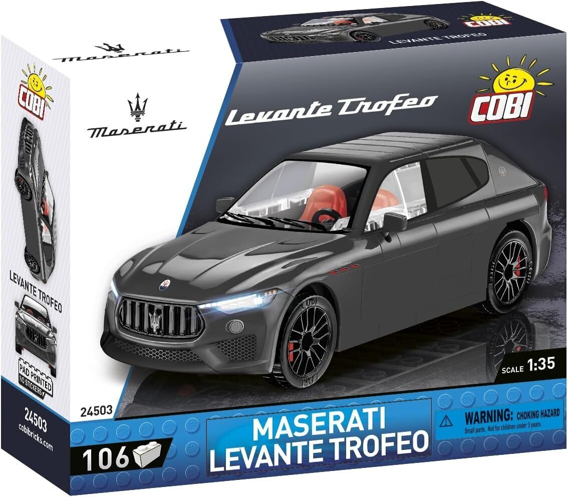 Konstruktor Cobi Maserati Levante Trofeo 106 24503, 106 tk hind ja info | Klotsid ja konstruktorid | hansapost.ee