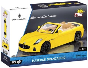 Konstruktor Maserati 2024 GranCabrio Cobi, 97 d. hind ja info | Klotsid ja konstruktorid | hansapost.ee