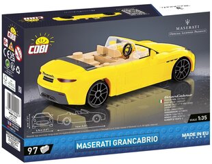 Konstruktor Maserati 2024 GranCabrio Cobi, 97 d. hind ja info | Klotsid ja konstruktorid | hansapost.ee