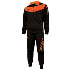 Meeste spordidress Givova Tuta Visa TR018F 1028, must hind ja info | Spordiriided meestele | hansapost.ee