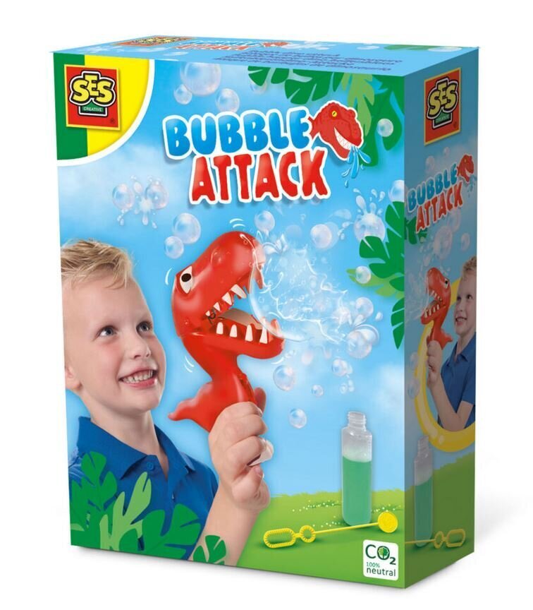 Mullitaja SES Creative Dinosaur Bubble Attack hind ja info | Ranna- ja õuemänguasjad | hansapost.ee