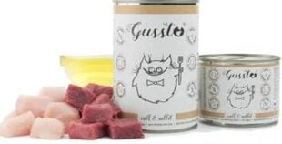 Gussto Cat Fresh Calf koos küüliku ja vasikalihaga, 6x400 g hind ja info | Kassikonservid | hansapost.ee