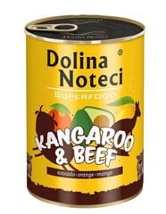 Dolina Noteci Premium SuperFood с мясом кенгуру и говядиной, 6х400 гр цена и информация | Консервы для собак | hansapost.ee