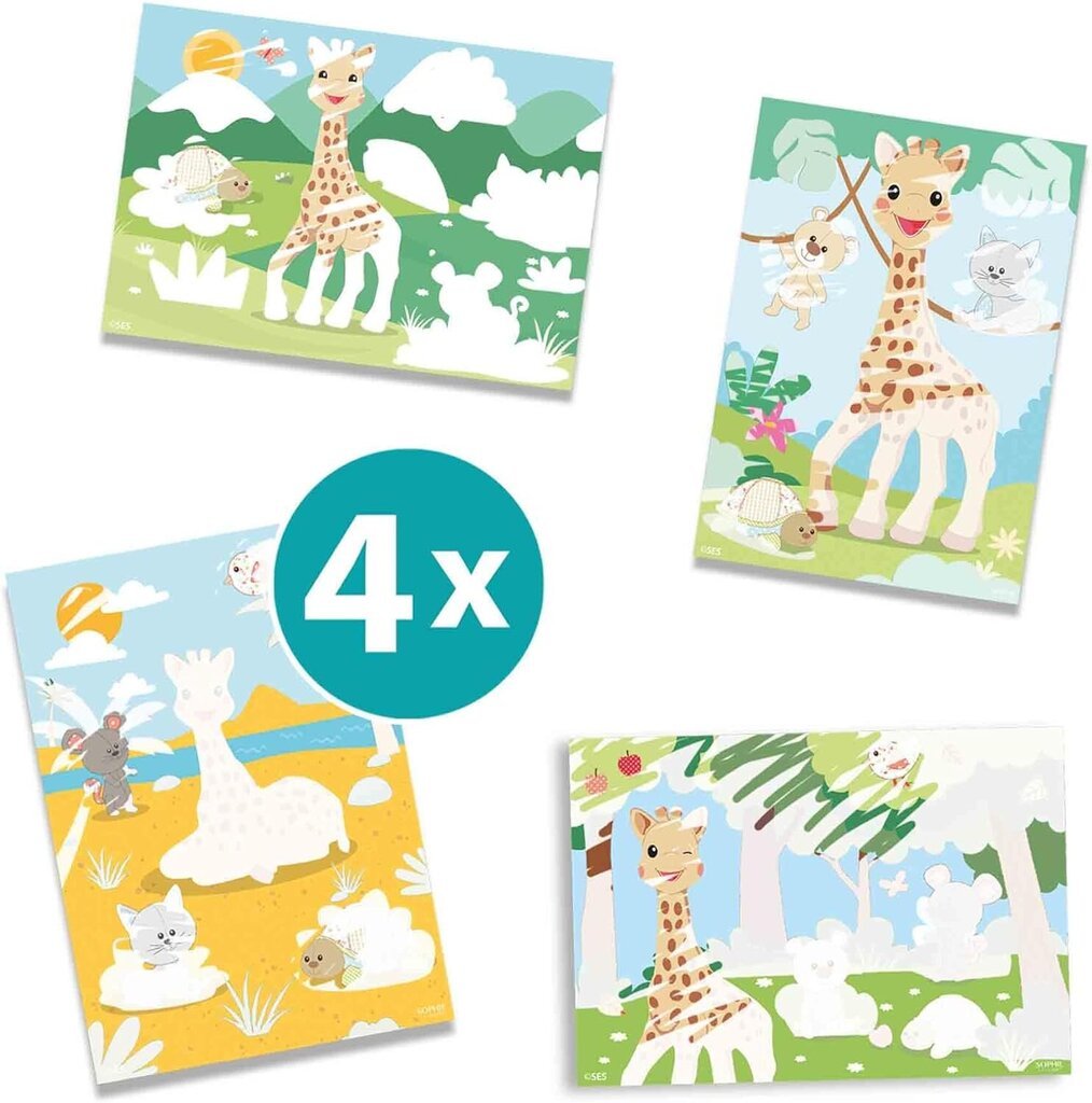 Akvarell Sophie la girafe SES Creative, 5 p. price and information | Kunstitarbed, voolimise tarvikud | hansapost.ee