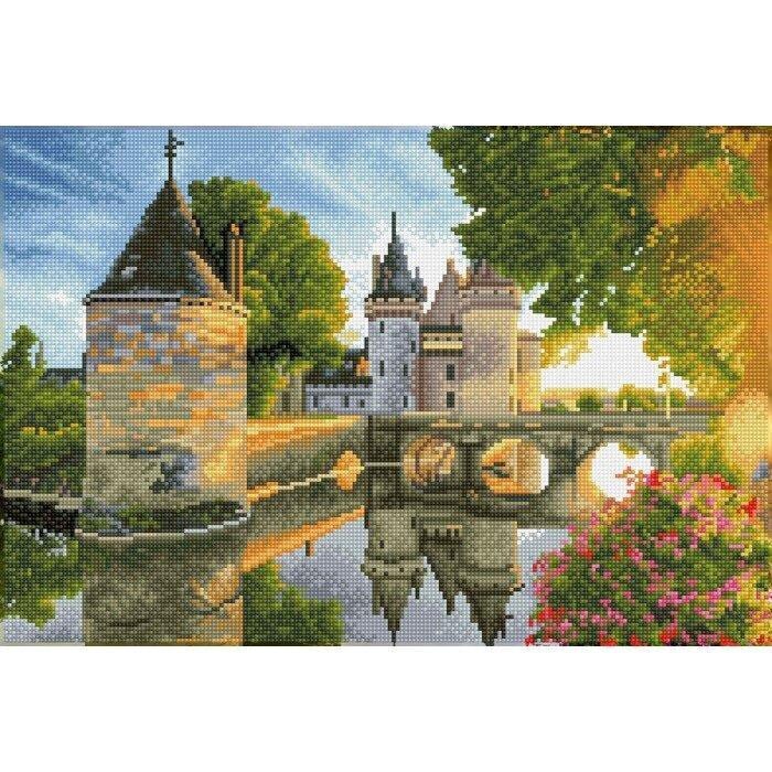 River Castle teemant mosaiik, 35 x 52 hind ja info | Teemantmaalide komplektid | hansapost.ee