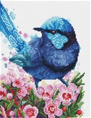 Teemantmosaiik Splendid Fairy Wren 27x35 cm price and information | Diamond painting kits | hansapost.ee