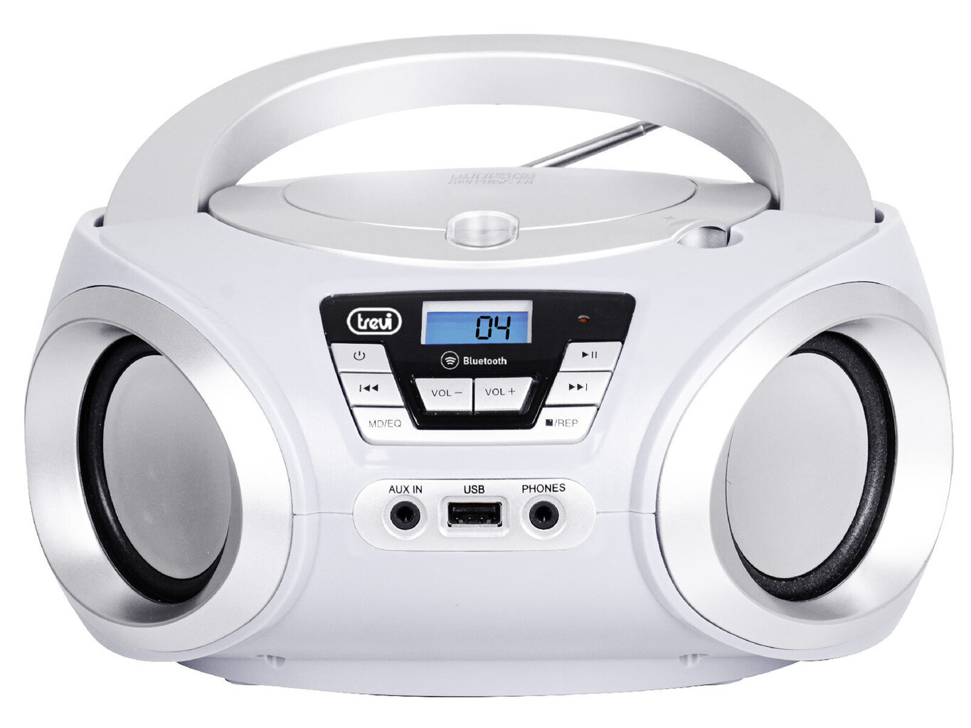 Trevi CMP 544 WHITE kaasaskantav CD-mängija цена и информация | Raadiod ja magnetoolad | hansapost.ee
