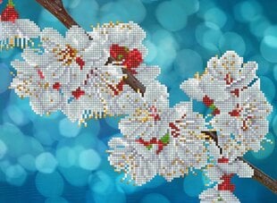 Алмазная мозаика Oriental bloom 27x37 см цена и информация | Алмазная мозаика | hansapost.ee