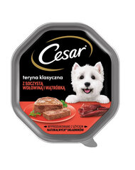 Cesar koos veiseliha ja maksaga, 14x150 g hind ja info | Koerakonservid | hansapost.ee