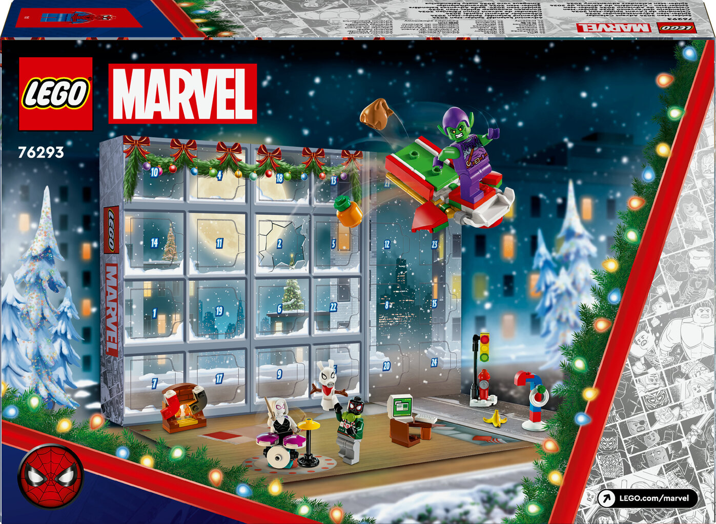 76293 Lego® Marvel Ämblikmehe 2024. aasta kalender цена и информация | Klotsid ja konstruktorid | hansapost.ee