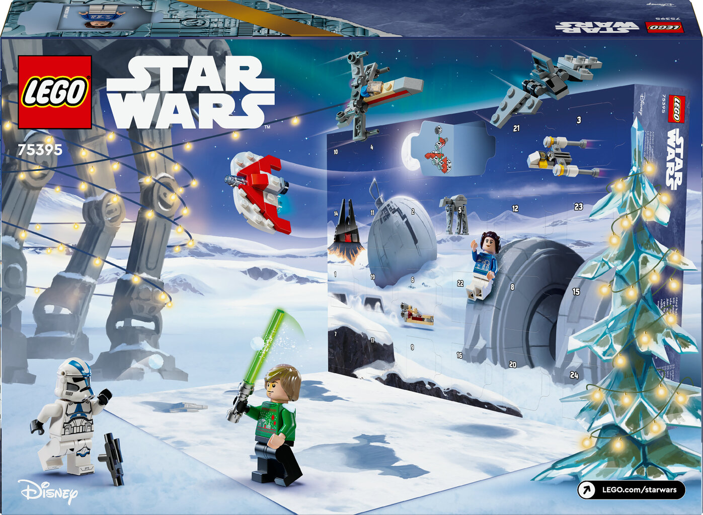 75395 Lego® Star Wars 2024. aasta advendikalender цена и информация | Klotsid ja konstruktorid | hansapost.ee