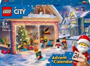 60436 LEGO® City 2024 адвент календарь цена и информация | Конструкторы и кубики | hansapost.ee