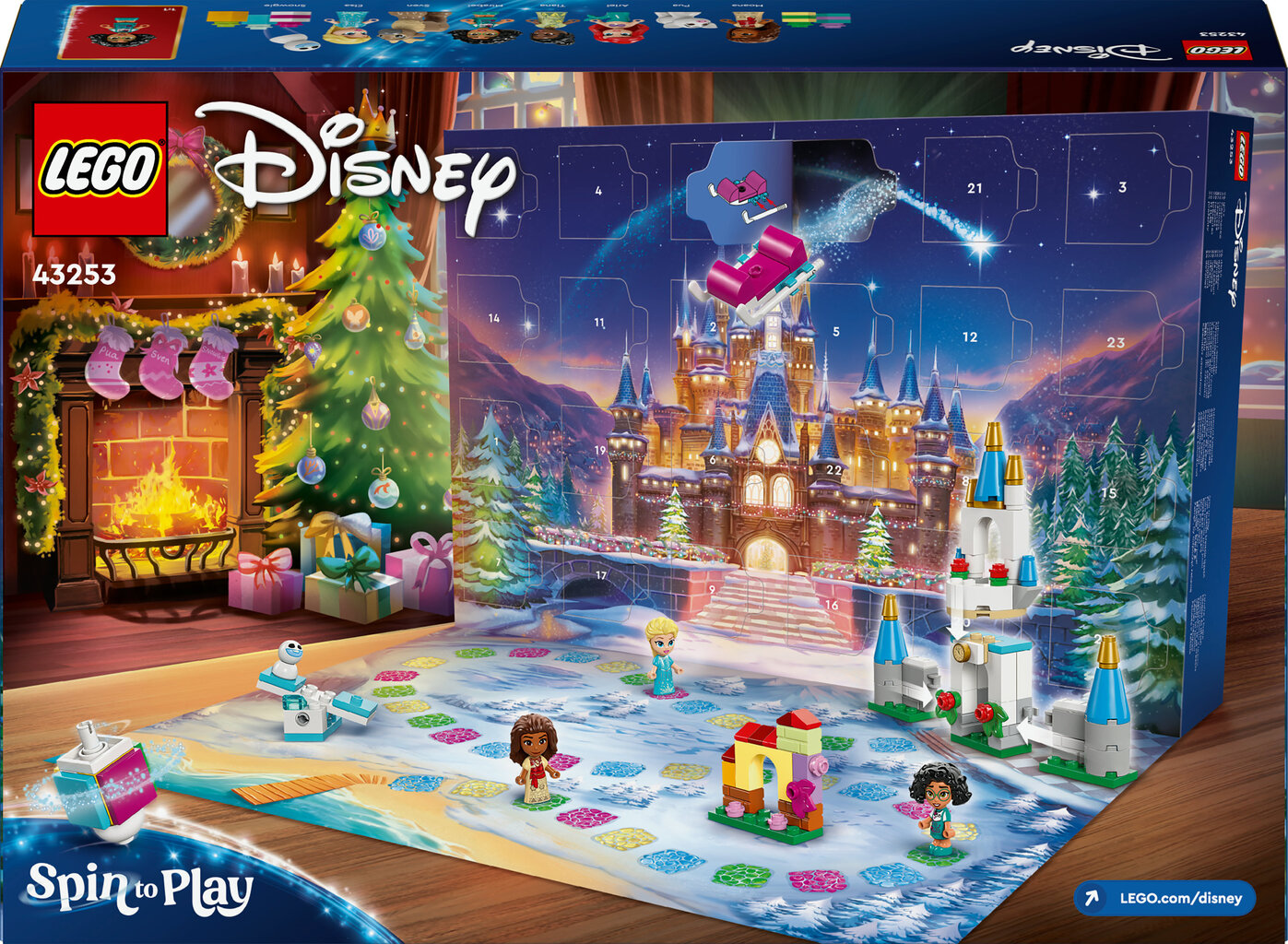 43253 Lego® Disney 2024. aasta advendikalender цена и информация | Klotsid ja konstruktorid | hansapost.ee