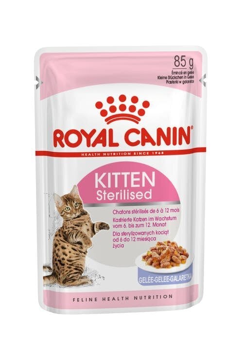 Royal Canin Sterilized Kitten, 12x85 g hind ja info | Kassikonservid | hansapost.ee