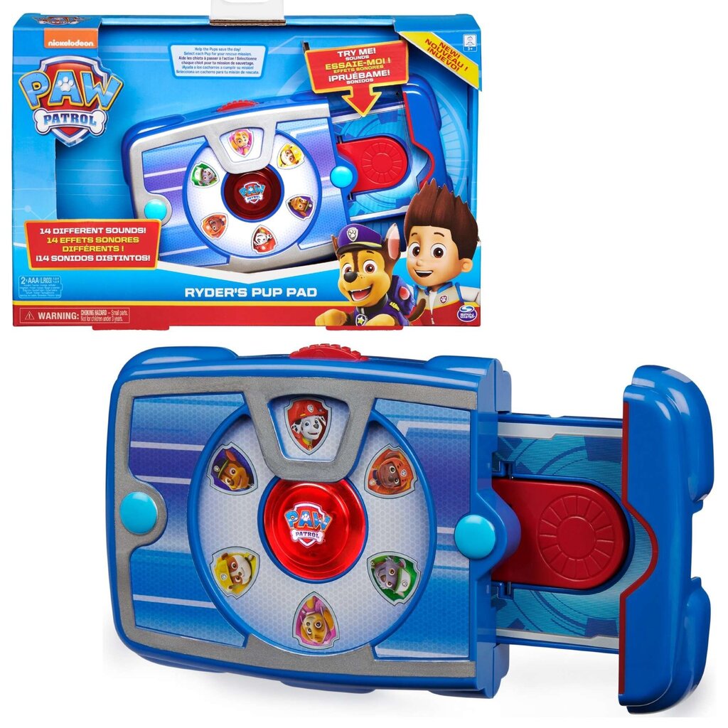 Interaktiivne tahvelarvuti Paw Patrol Ryder pööratav Ingliskeelne versioon hind ja info | Arendavad laste mänguasjad | hansapost.ee