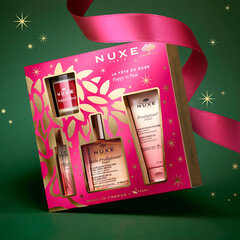 Kosmeetikakomplekt Nuxe Happy In Pink: kuivõli 100 ml + küünal 70 g + parfüümvesi 15 ml + dušigeel 100 ml hind ja info | Näoõlid, ampullid ja seerumid | hansapost.ee